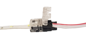 złączka zaciskowa LED przewód-taśma 8mm żelowana IP65