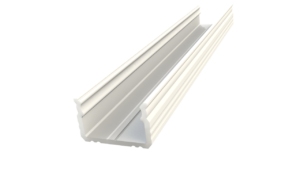 Nawierzchniowy profil ALU biały lakier 9x16mm 2010mm SURFACE white lacquer