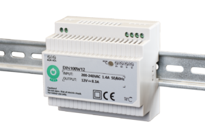 DIN Rail PSU 24V/4.15A, plastic case, step type