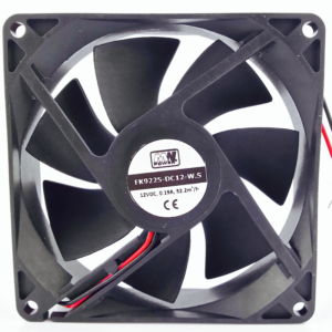 MW POWER Wentylator osiowy 92x92x25, 12VDC, 2.28W, 2000RPM, 43m3/h, łożysko ślizgowe