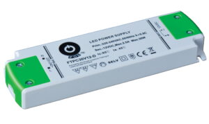 POS LED Driver 24V/1,25A CV, slim plastic case, TRIAC/ELV AC DIMMING