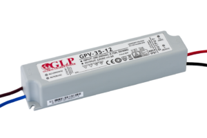 GLP power supply GPV series 5V/5A, CV, non-PFC, IP67 plastic case