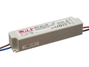 GLP power supply GPV series 24V/2.5A, CV, non-PFC, IP67 plastic case, EU input range