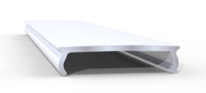 Standardowa przesłona z PVC, kolor mleczny (standard PVC cover) MILK 1000mm